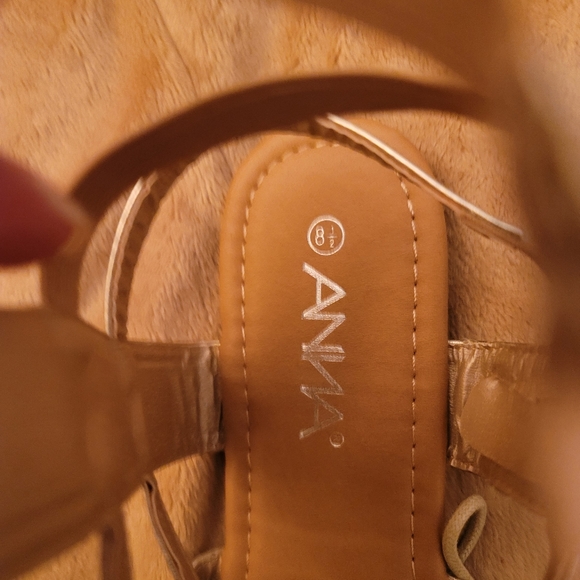 Anna Roman Lace Up Sandals - Picture 6 of 7